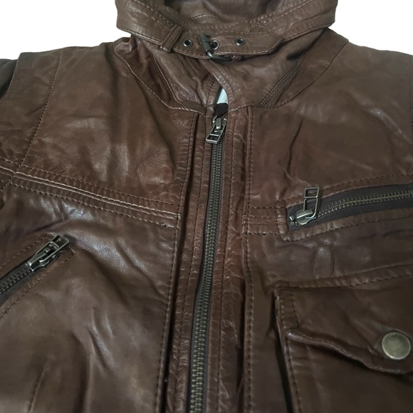 Part Two Leather Jacket - Size 8 - Picture 4 of 6